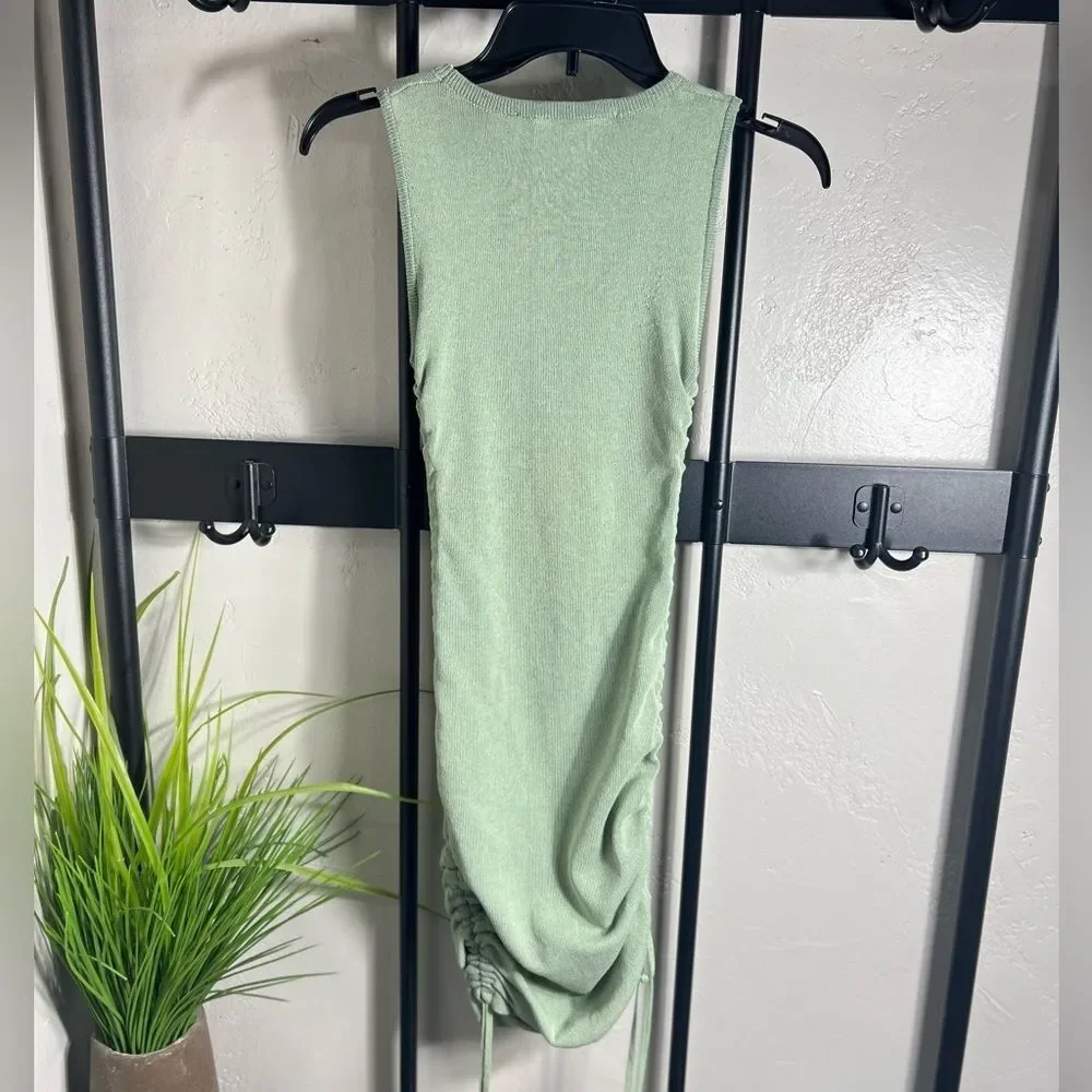 Lioness Military Minds Mini Dress - Sage Green Size XXS - Picture 4 of 15